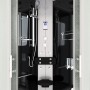 AcquaVapore Duschkabine 80x80 cm mit Regendusche, Handbrause und Massagedüsen.