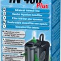 Tetratec IN 400 Plus Innenfilter für Aquarien von 30-60l, verpackt in blauem Karton.