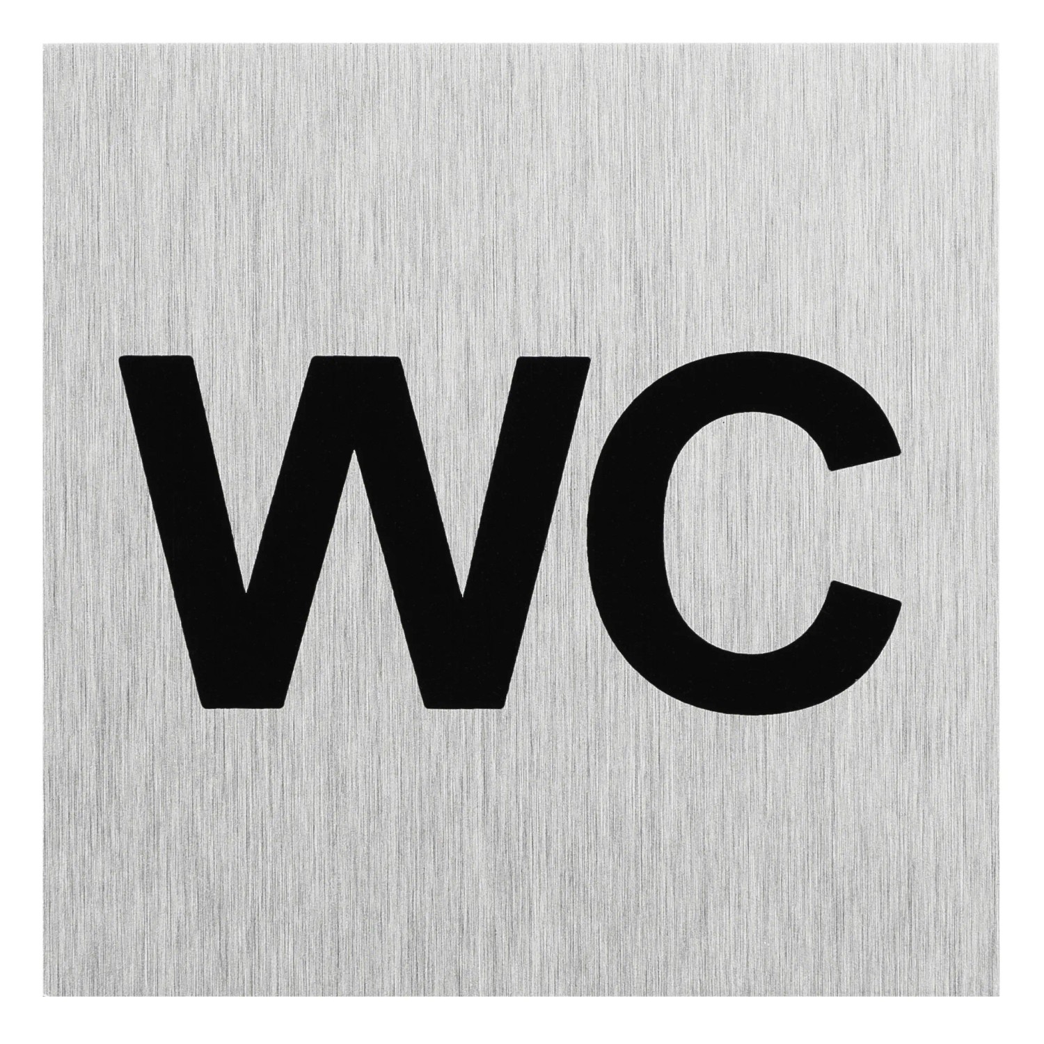 WC-Verbotsschild Aufkleber, 80x80 Mm, Selbstklebend & Wetterfest Für Innen Und Außen