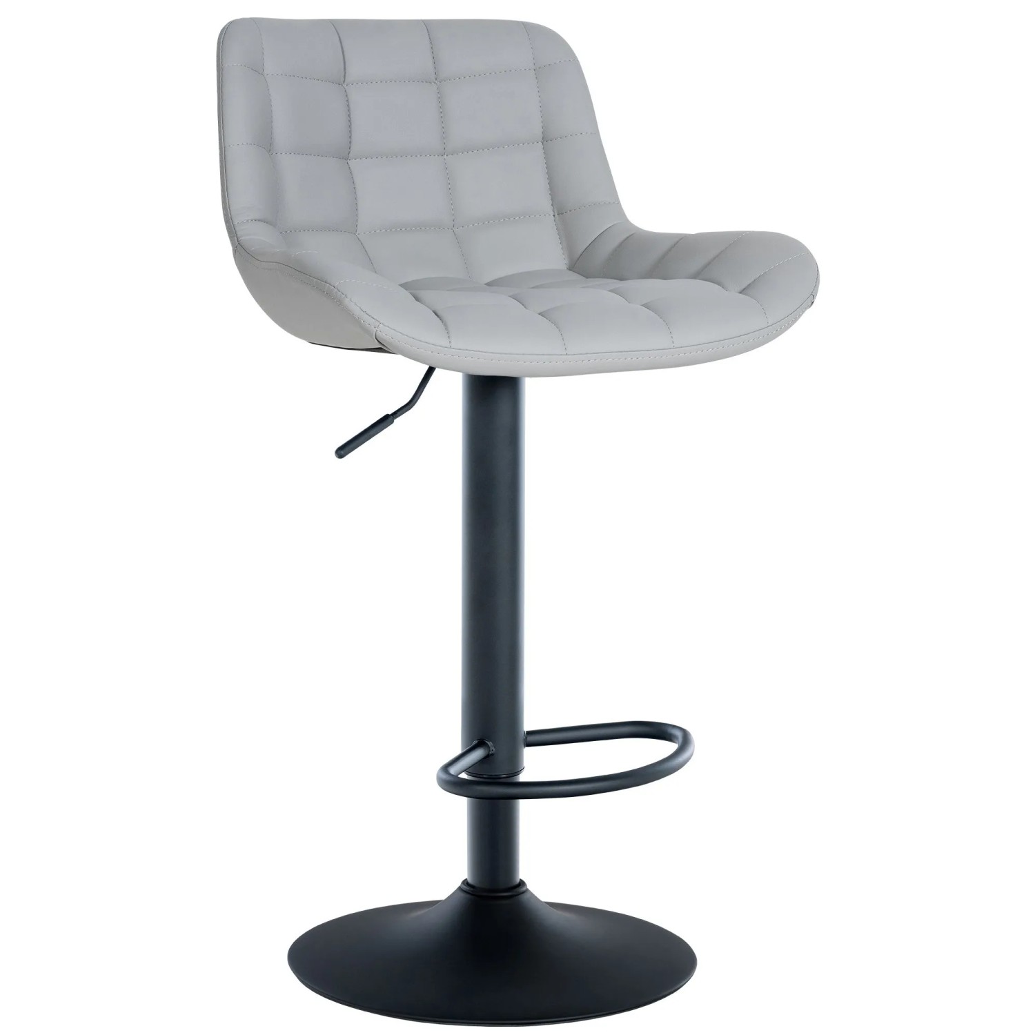 CLP Barhocker Tover grau/Kunstleder