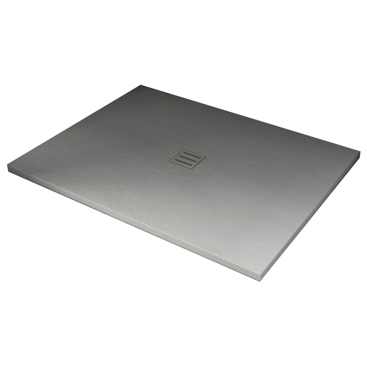 Glasdeals Duschwanne Duschtasse Acryl 32 mm SMC Steinlook 120 x 80 cm Weiß 3964