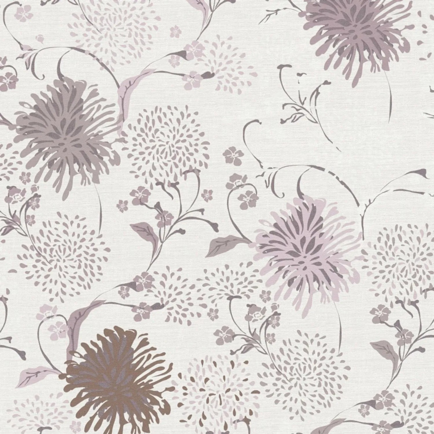 Tadessi Tapete Floral M1-No.4090 Vliestapete in Weiß