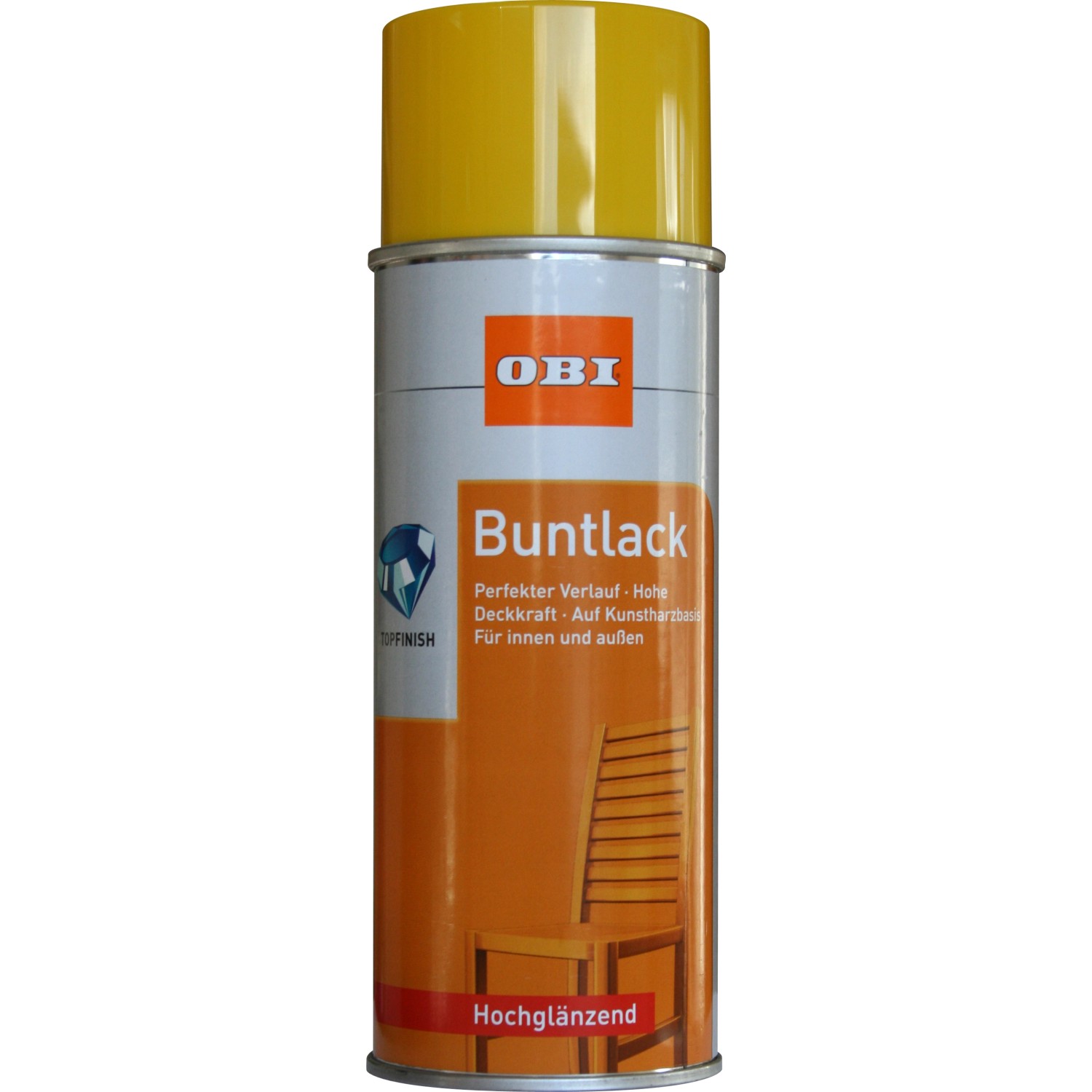 OBI Buntlack Spray RAL 1021 Rapsgelb hochglänzend 400 ml