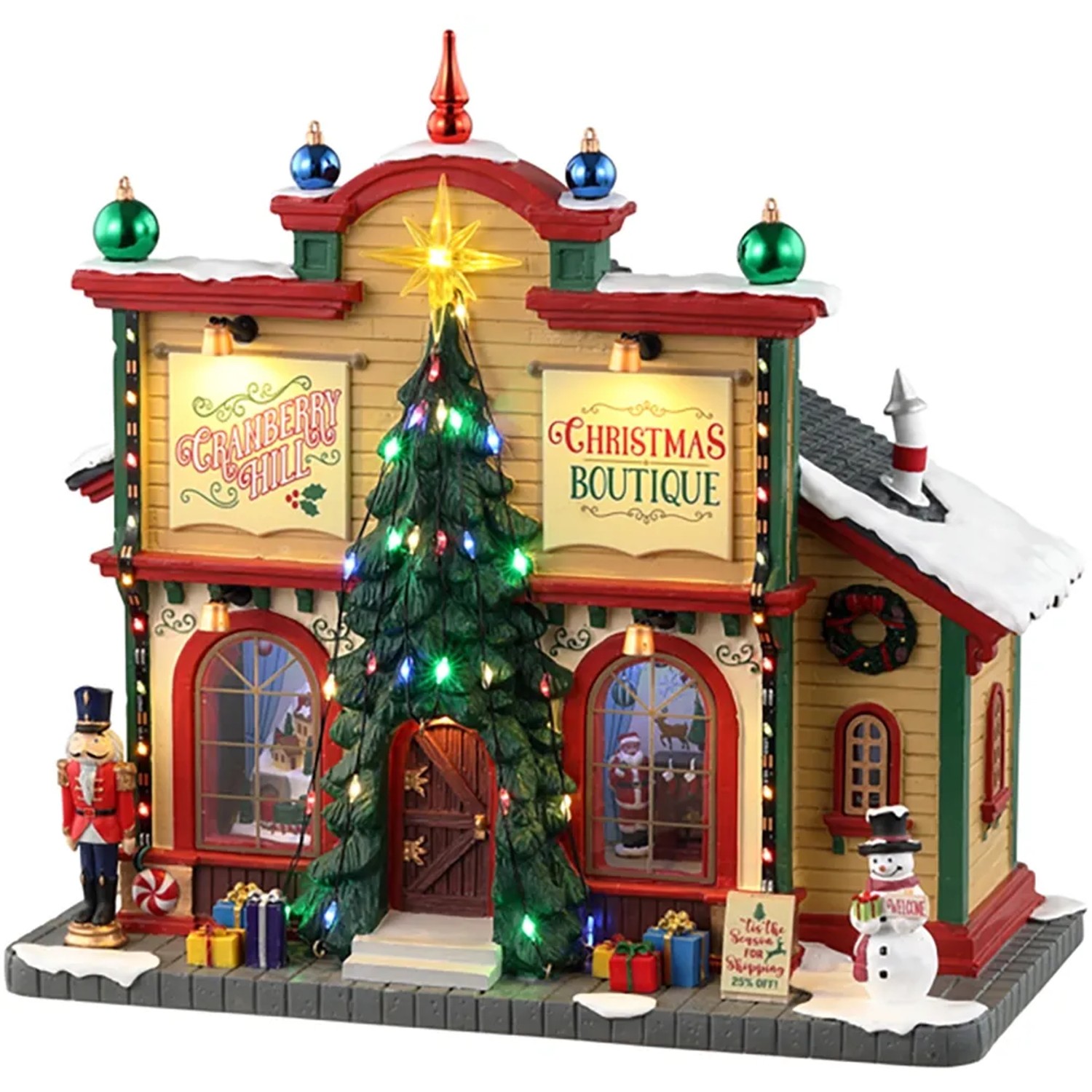 Lemax Weihnachtsdekoration Cranberry Hill Christmas Boutique 23,5 x 24 x 12,5 cm