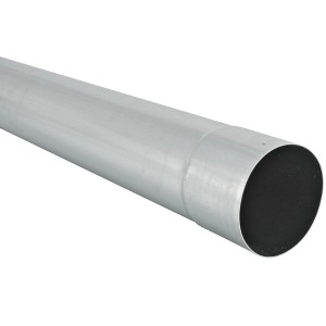 Marley Zink-Fallrohr, 2 m lang, DN 87 für die Dachentwässerung.