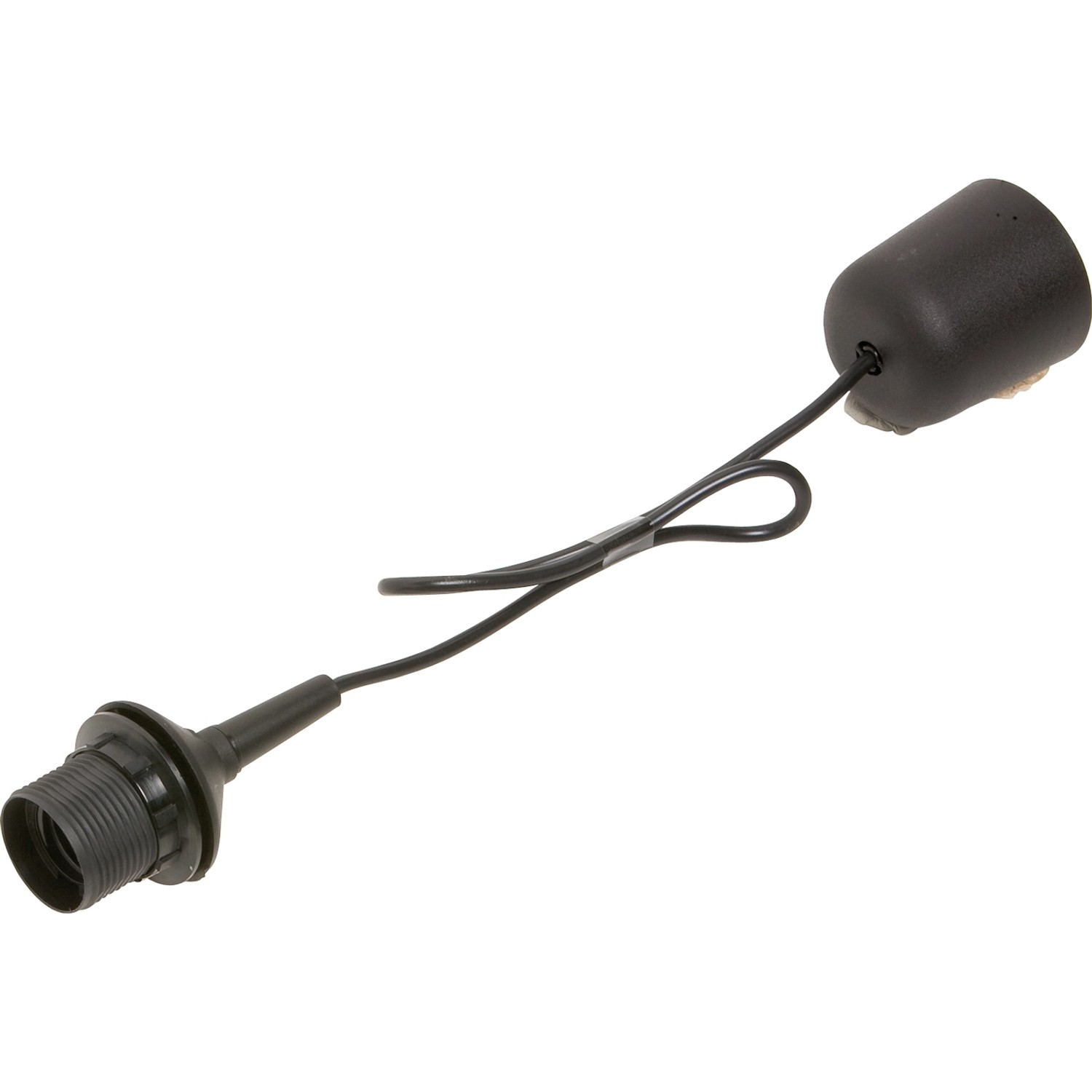 E27 Leuchtenpendel 80 cm Schwarz