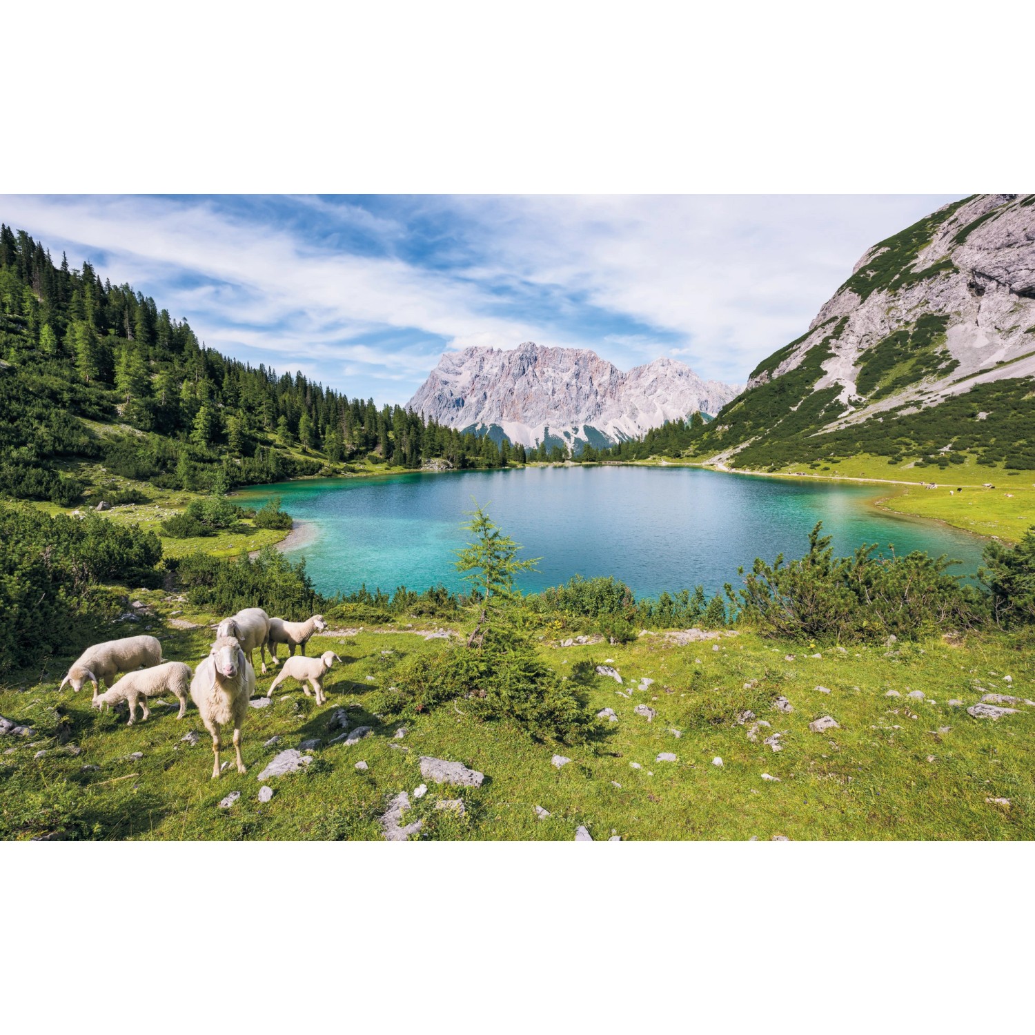 Komar Fototapete Vlies Paradise Lake  400 x 250 cm