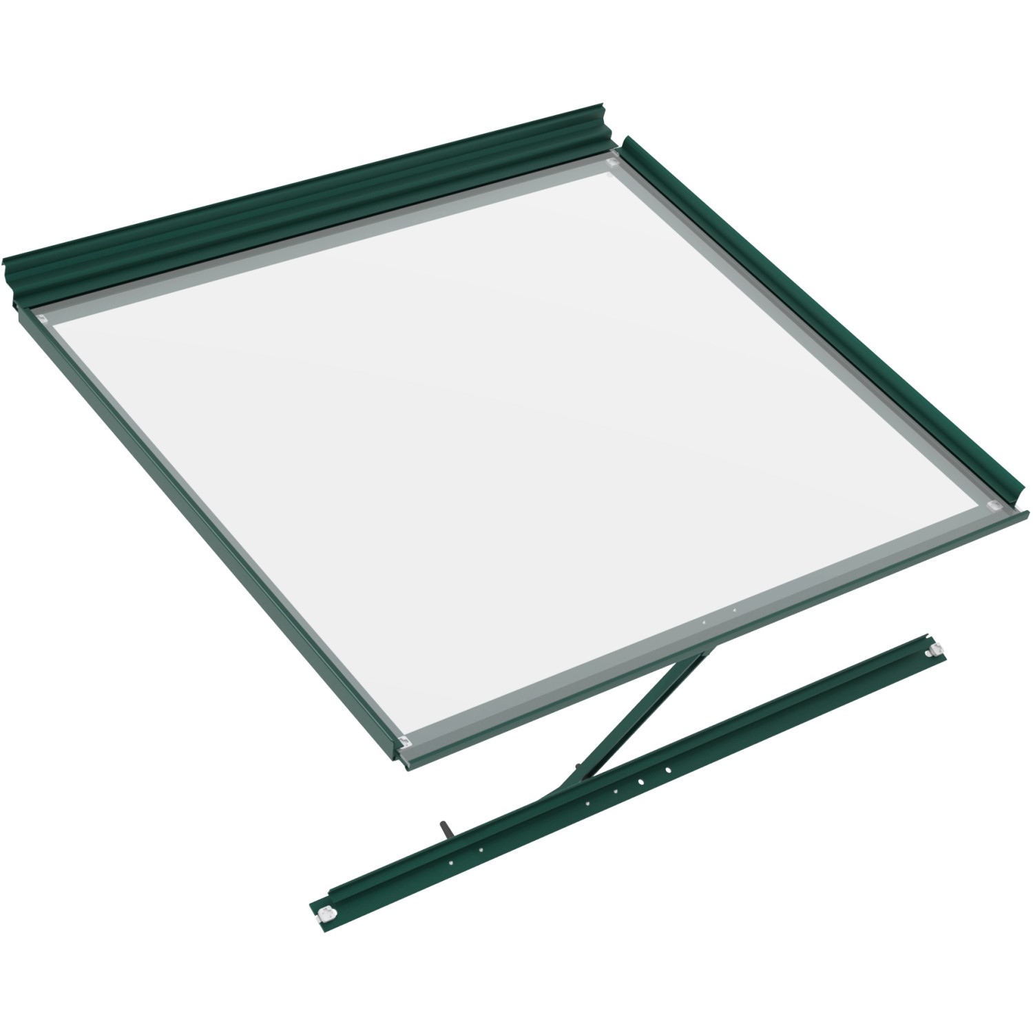 Vitavia Seitenfenster V mit ESG 3 mm Smaragd 59,5 cm x 79,2 cm