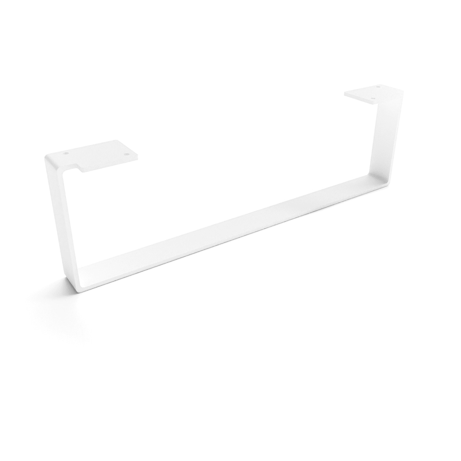 HEVVA Möbelbein LUXEMBURG 15 cm Hoch 50 cm Tief 1 Fuß Weiß