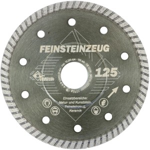 Medial Diamant Trennscheibe 125mm für Feinsteinzeug, Zubehör für Winkelschleifer.