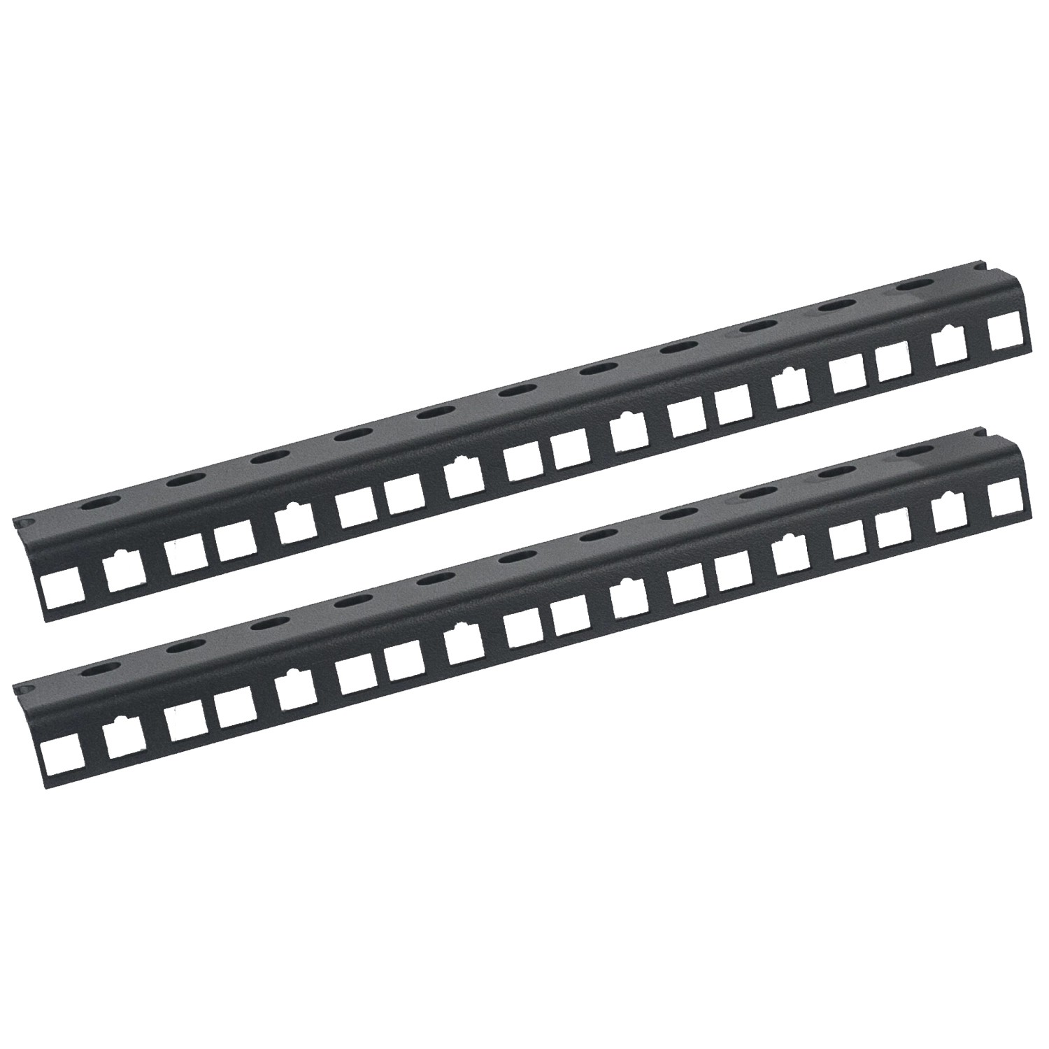 HMF 66806 Rackschiene für Serverschrank 2 Stück 10 Zoll 6 HE Schwarz günstig online kaufen