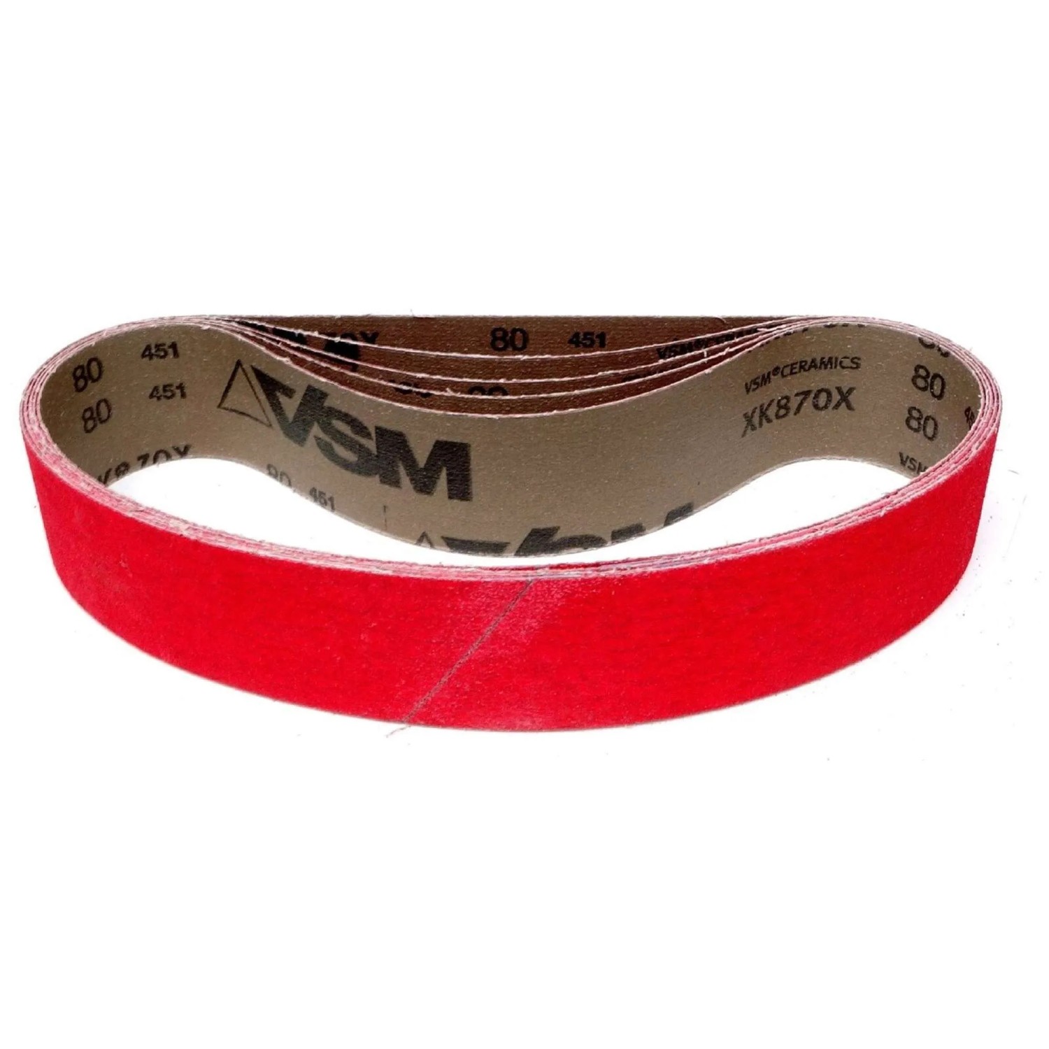 VSM Schleifband XK870X 50x686 mm Korn 80 5 Stück