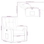 vidaXL Relaxsessel mit Aufstehhilfe Elektrisch Cappuccino Kunstleder 3205284_17