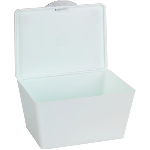 Weiße Wenko Badbox Brasil mit Deckel, ideal zur Aufbewahrung im Bad.