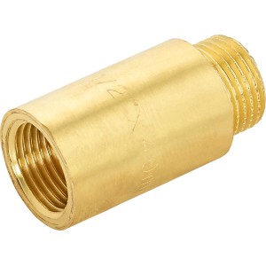 Hahnverlängerung aus Messing, 18,6 mm x 21 mm, 40 mm für Gewindefittings.