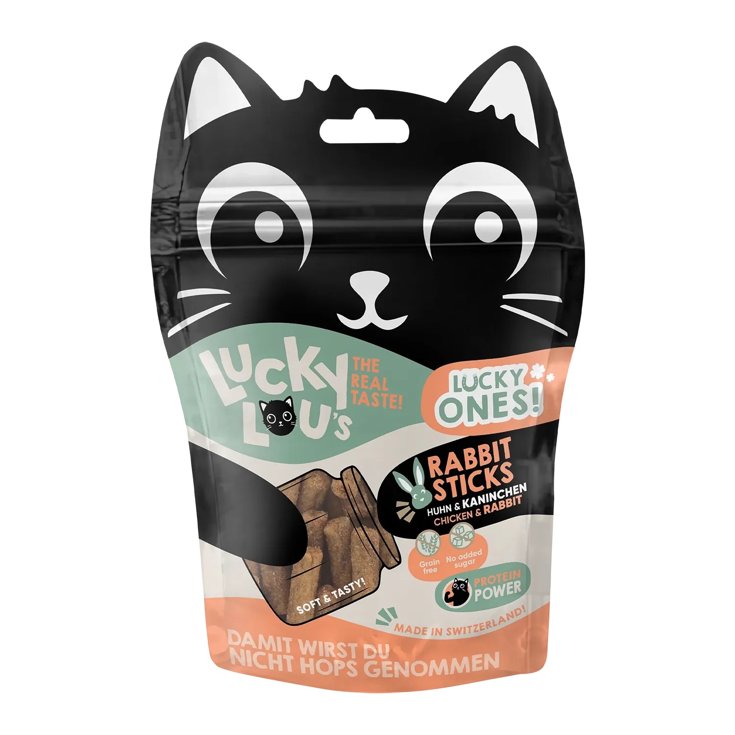 Lucky Lou Katzen-Trockenfutter Lucky Ones Sticks Huhn & Kan 50 g