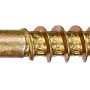 Gelb verzinkte LUX Spanplattenschraube, Senkkopf, PZ-Antrieb, Ø 5 x 100 mm.