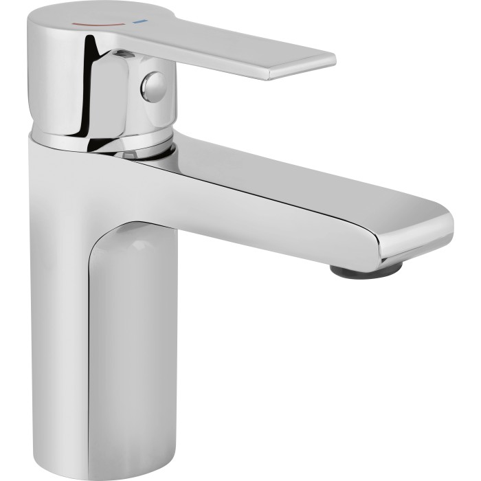 Waschtischarmatur Edelstahl - Einhebel-Mischer Mit 3 8-Anschlüssen