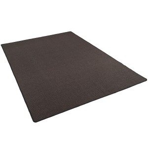 Schwarzer Sisalteppich (140x200 cm) von Snapstyle, klassisches Design.