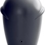 Anthrazit Waterform Regentonne Aquacan 360 l in Amphorenform mit Deckel und Anschlussmöglichkeiten.