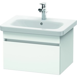 Duravit DuraStyle Waschbeckenunterschrank, weiß matt, 58 cm breit.