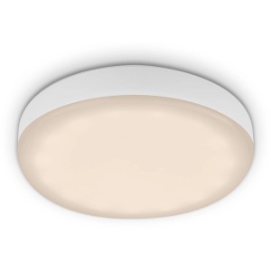 Briloner LED-Einbauleuchte Plat, 1er-Set, weiß, 7,5 cm Durchmesser, warmweißes Licht.