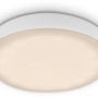 Briloner LED-Einbauleuchte Plat, 1er-Set, weiß, 7,5 cm Durchmesser, warmweißes Licht.