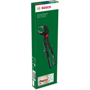 Bosch Wasserpumpenzange in Verpackung: Robuste Zange mit Softgrip für Klempnerarbeiten.