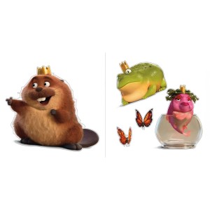 Komar Sticker Disney and Pixar Hoppers Queens and King 30 cm x 30 cm