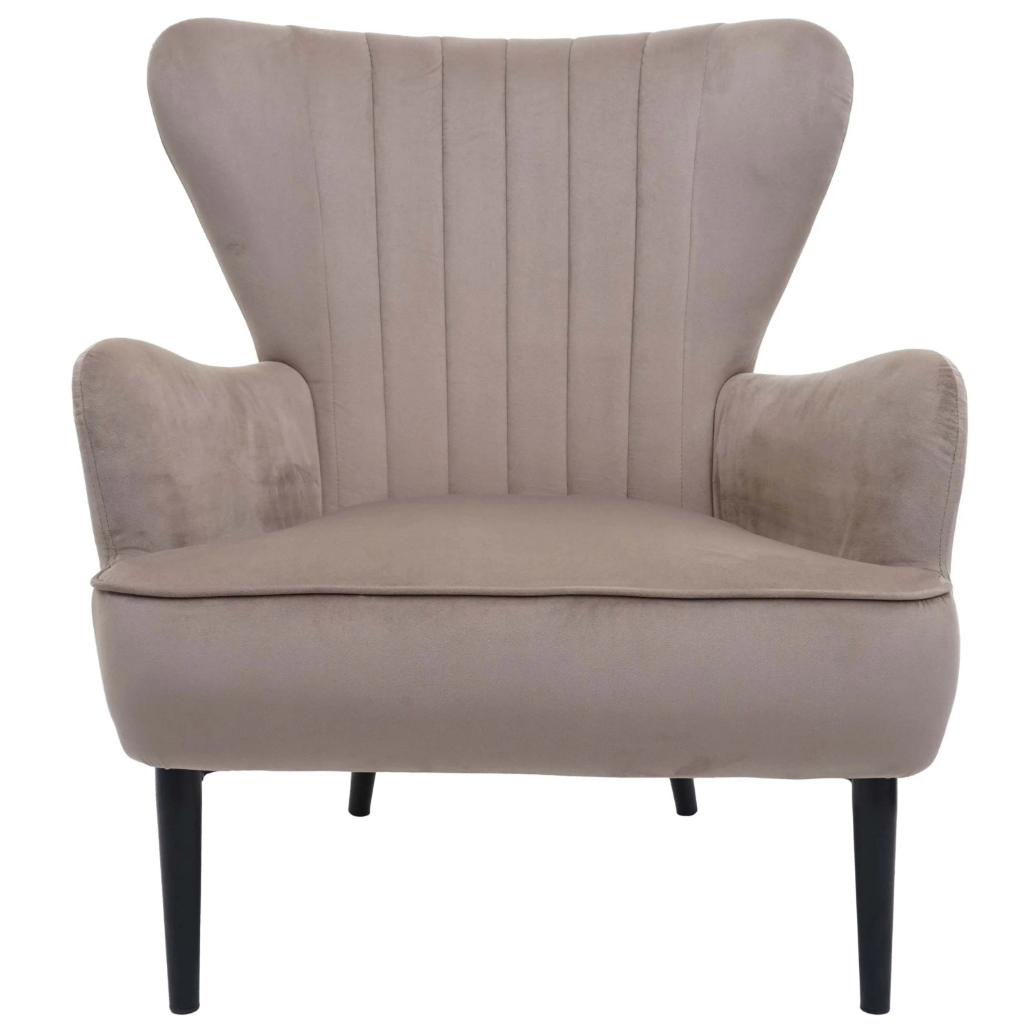MCW Lounge-Sessel K37 Samt 280g/m² Taupe günstig online kaufen