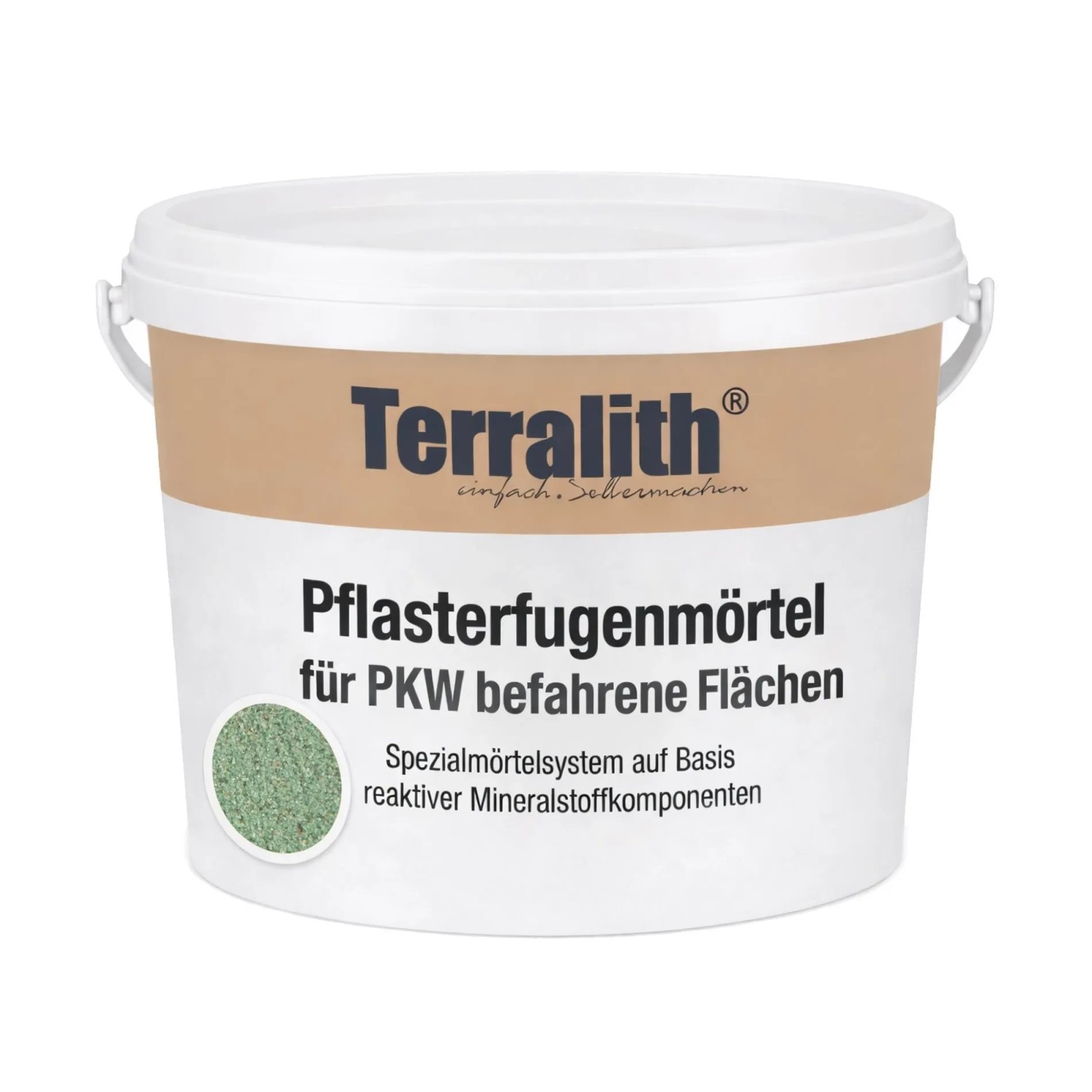 Terralith 2k Pflasterfugenmörtel Lkw 26,5 kg Patinagrün