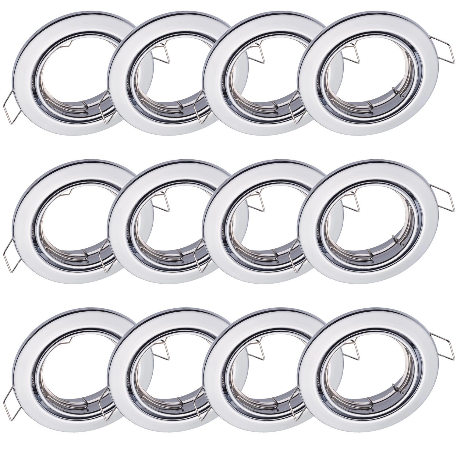 Oktaplex 12er Set Deckenstrahler Dijon Schwenkbar für LED-Module 50mm Spot günstig online kaufen