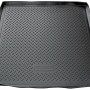 Schwarze Gummi Kofferraumwanne für Volvo XC90 (2002-2014), passgenau mit Rand.