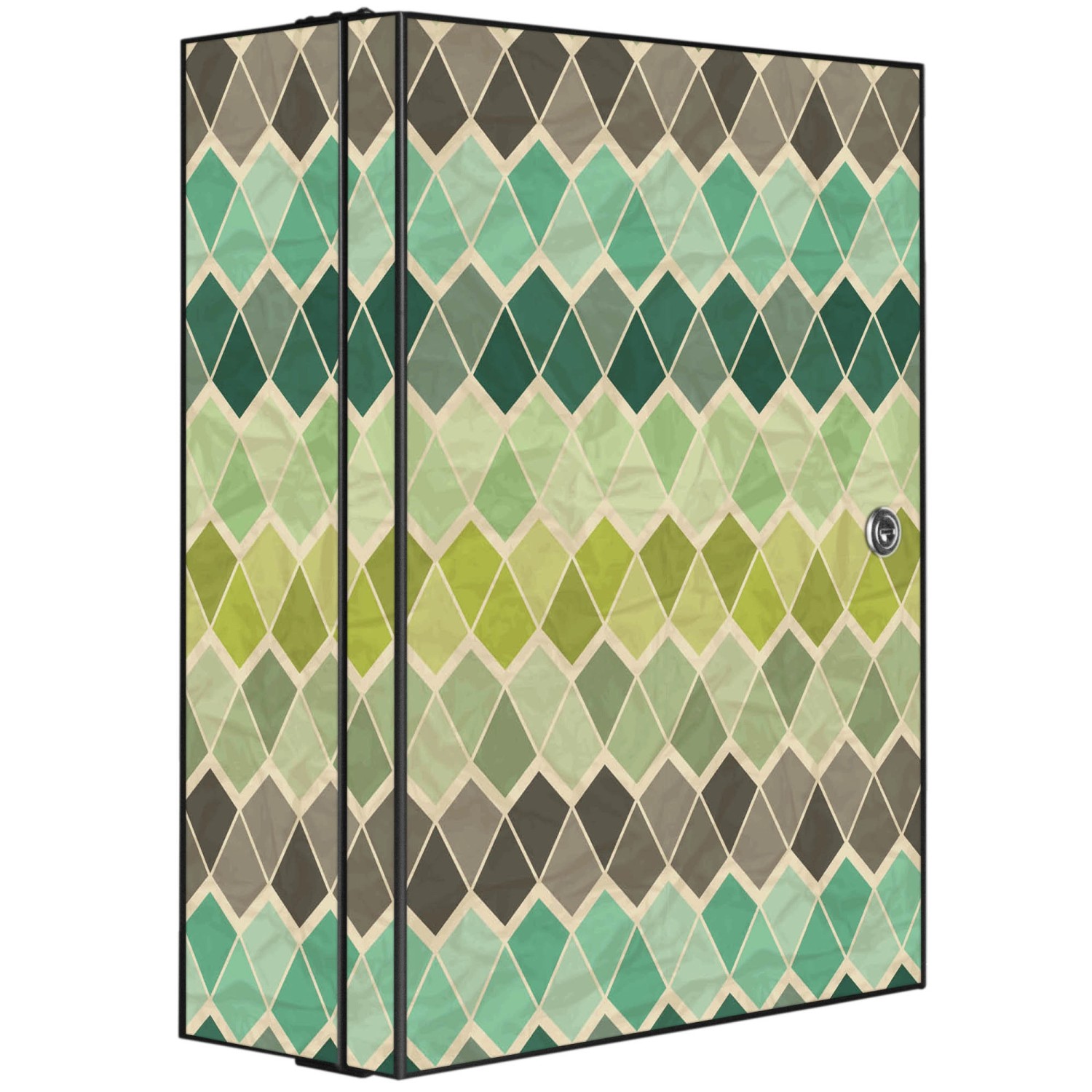 Banjado XXL Medizinschrank Abschliessbar 35x46x15cm Arzneischrank Anthrazit günstig online kaufen