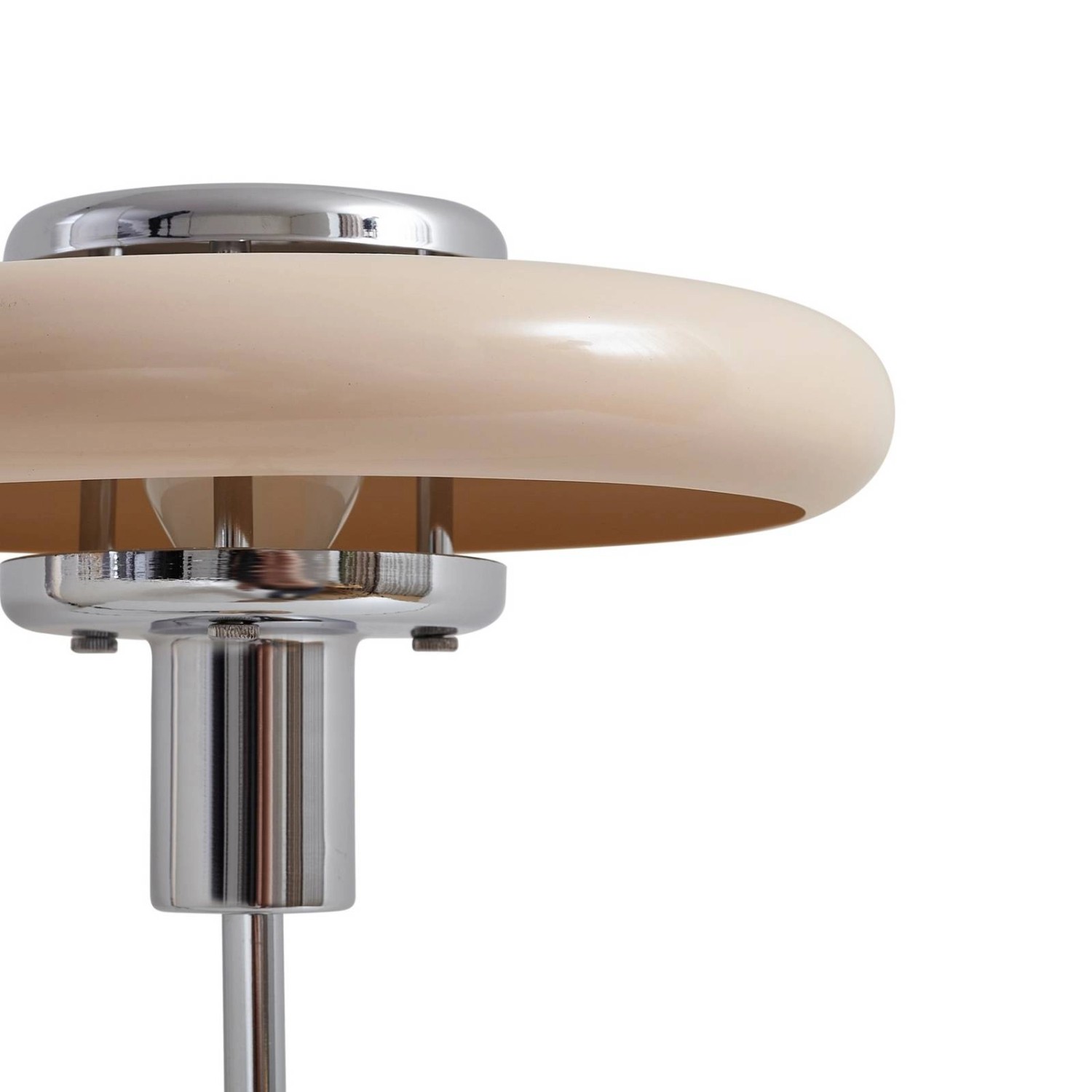 Lindby Tischlampe Branford 10041888 Retro Vintage Antik in Creme aus Metall 1-flammig E14 Wohnzimmerleuchte_5