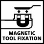 Symbol für magnetische Werkzeugaufnahme beim Einhell Multifunktionswerkzeug.