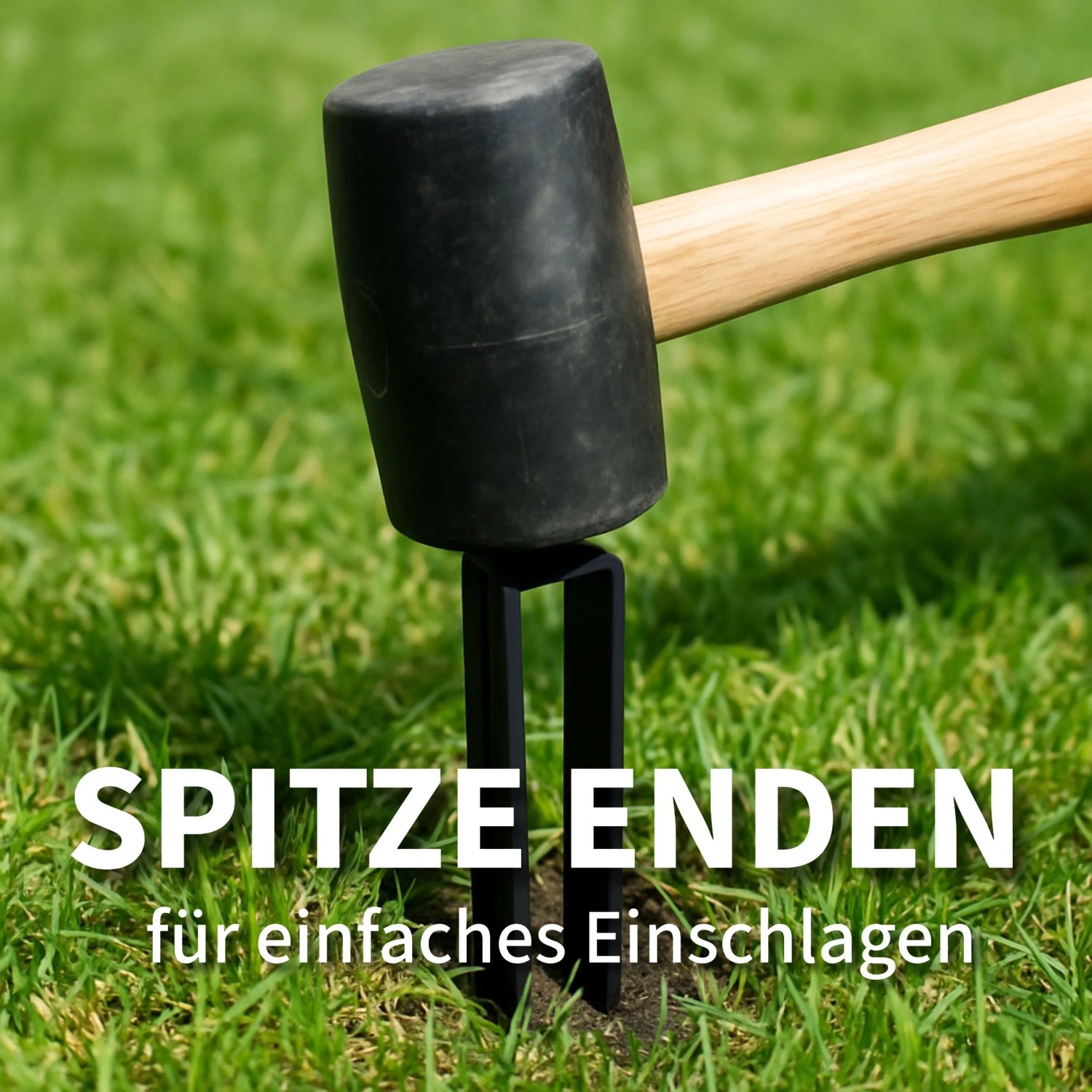 Intergarden Bodenanker für Rosenbogen 4 Stück Erdspieß Bodenspieß Befestigung Rankhilfe_3