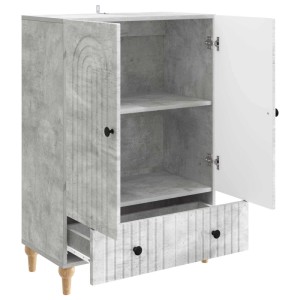vidaXL Sideboard Betongrau 66 x 34,5 x 95 cm Holzwerkstoff 894208