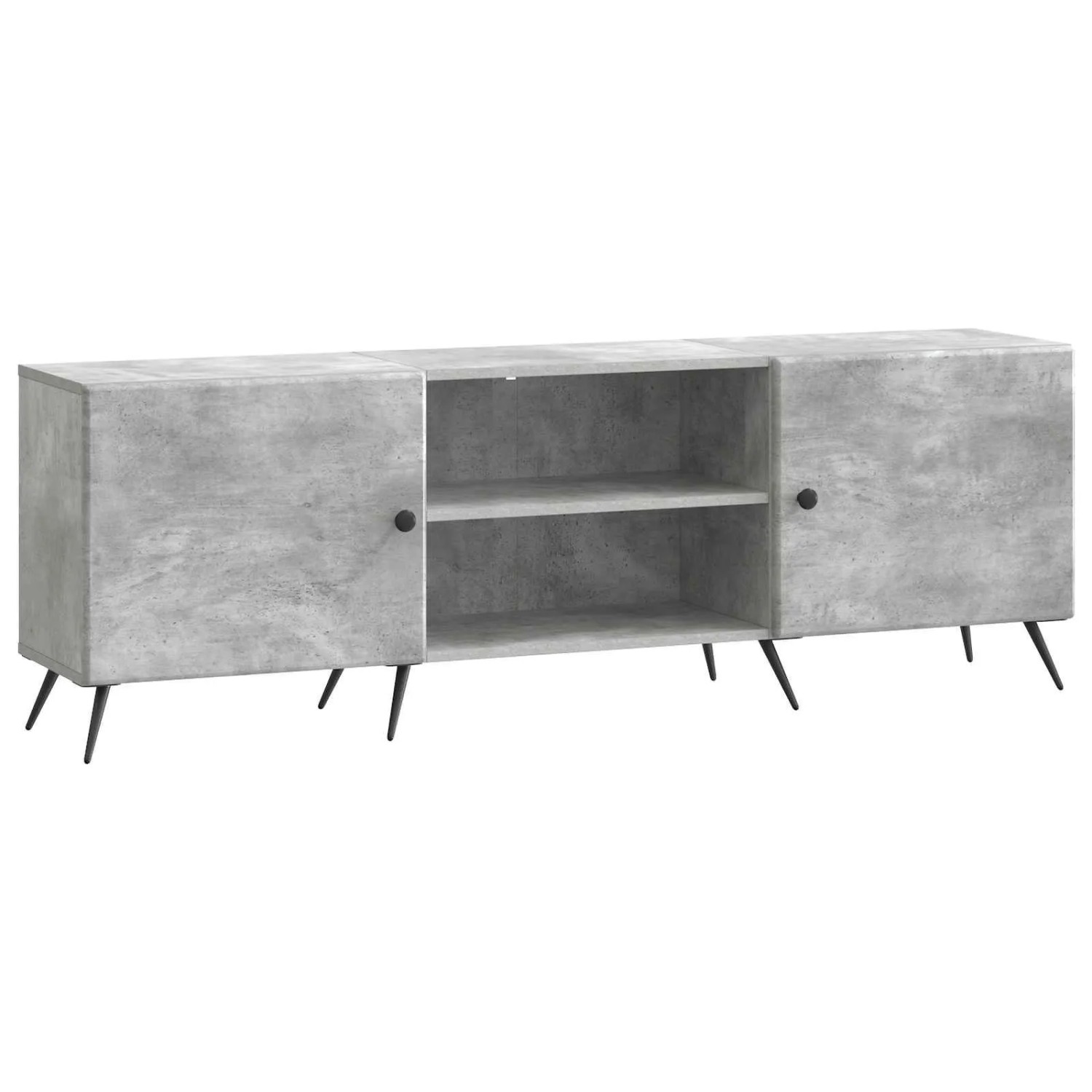 vidaXL TV-Schränk Betongrau 150 x 31 x 50 cm Holzwerkstoff 895608