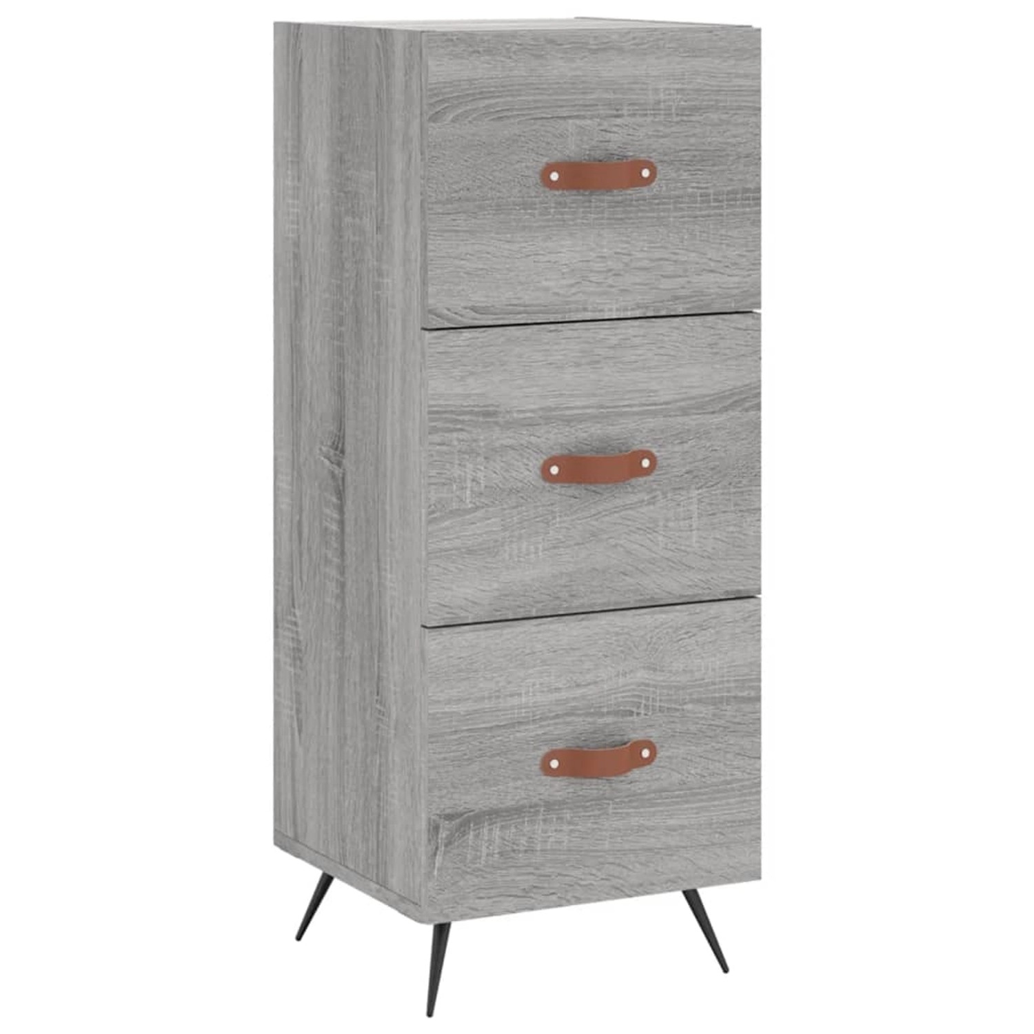 vidaXL Sideboard Grau Sonoma 34,5x34x90 cm Holzwerkstoff 828578 günstig online kaufen