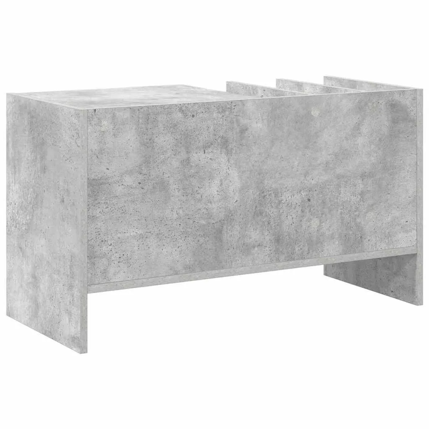 vidaXL Schallplattenschrank Beton Grau 78,5 x 35 x 45 cm Holzwerkstoff 891075_7