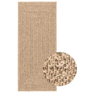 vidaXL Teppich ZIZUR 80x200 cm Jute-Optik Indoor und Outdoor 4006151