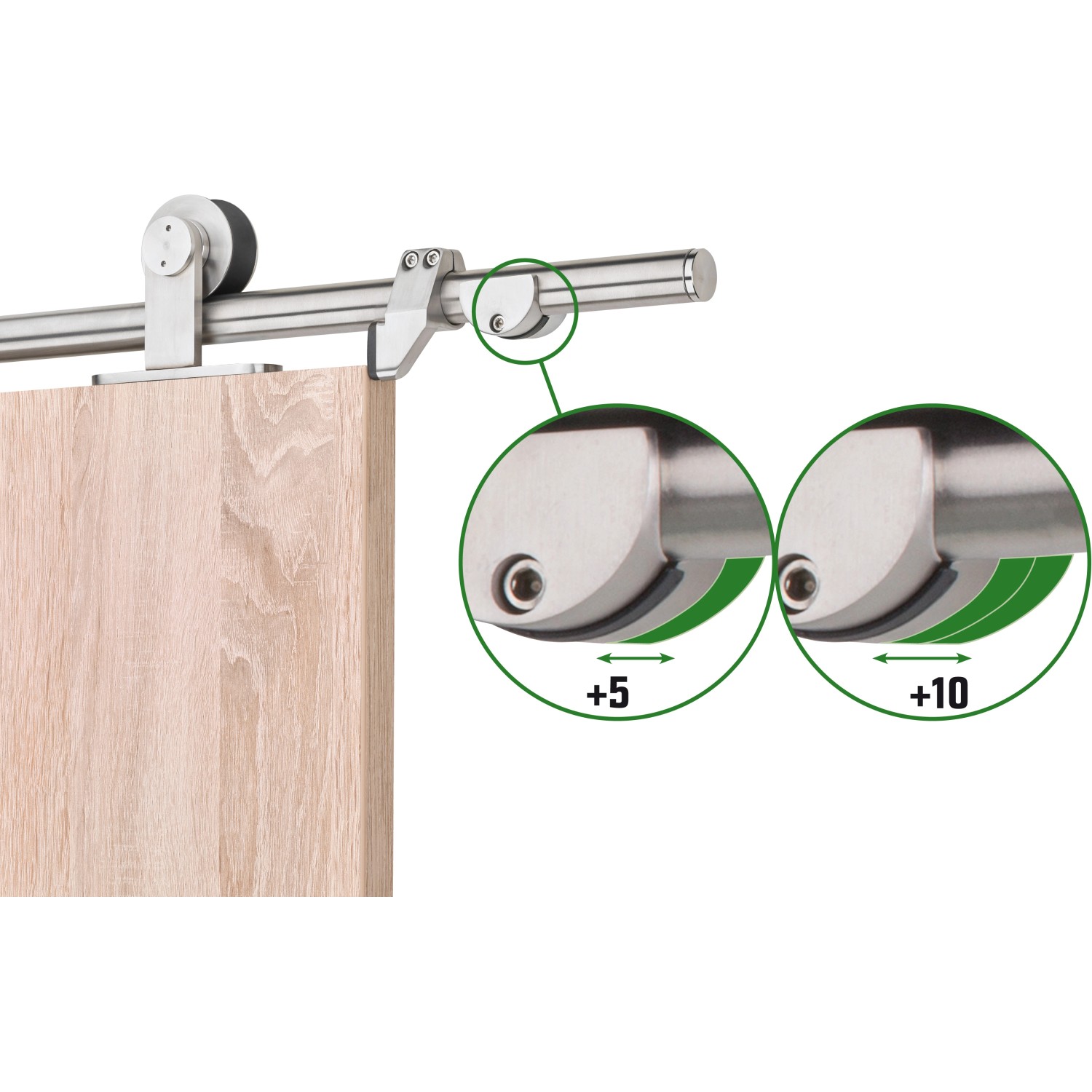 Fineline Abstandsset für Holz Beschlag Edelstahl