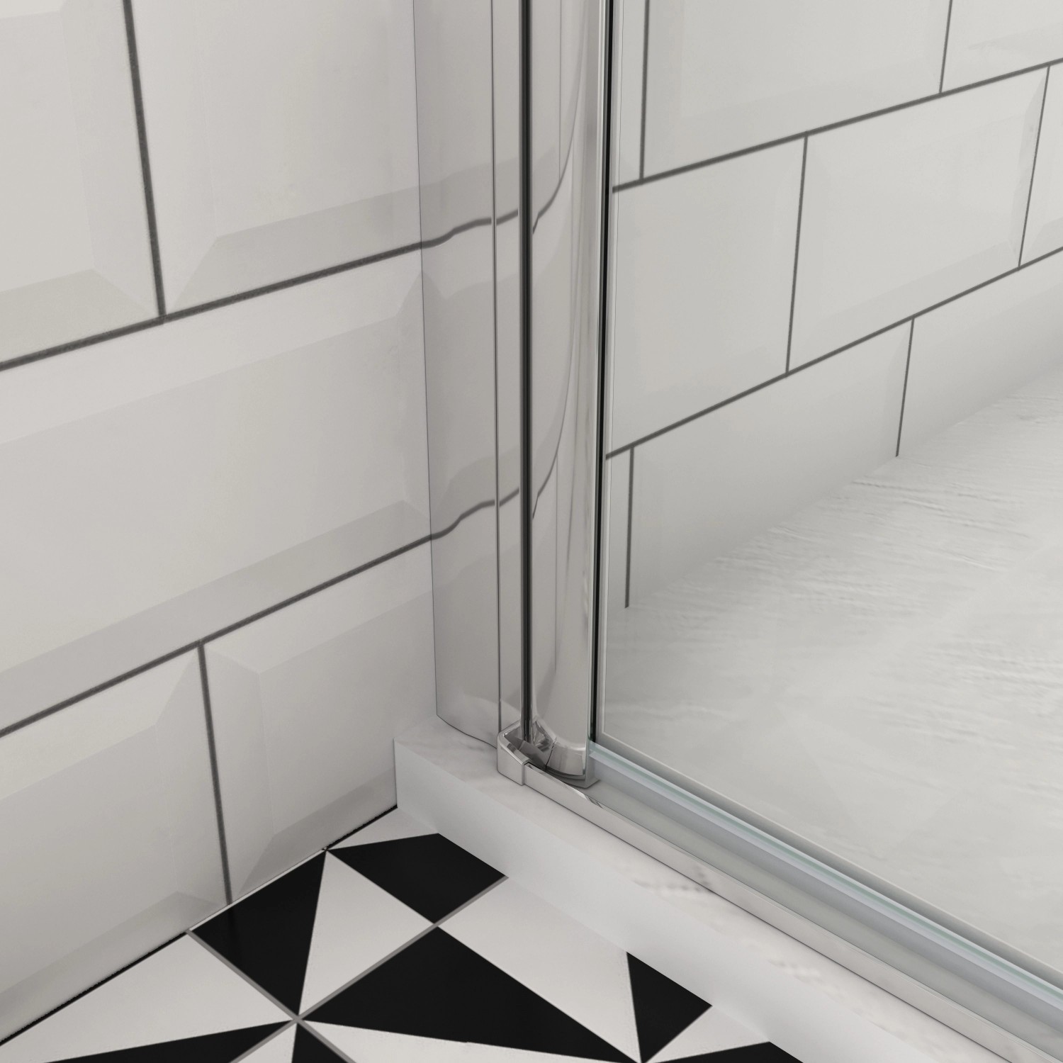 Duschparadies 70x185cm Nischentür Duschtür Duschabtrennung Drehtür Pendeltür Dusche 6mm NANO Glas_7