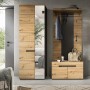 Inn.Furn Garderoben-Set 3-teilig in Eiche und Grau 160 cm Cooper_6