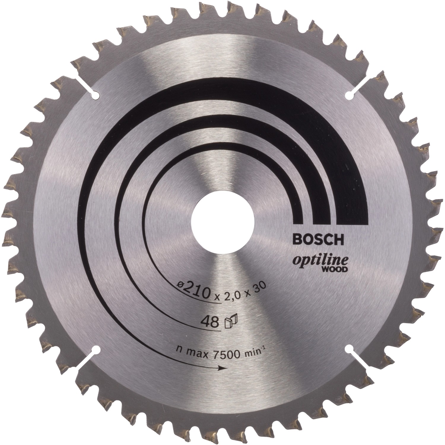 Bosch Hartmetall Kreissägeblatt 210 mm x 30 mm x 2 mm günstig online kaufen