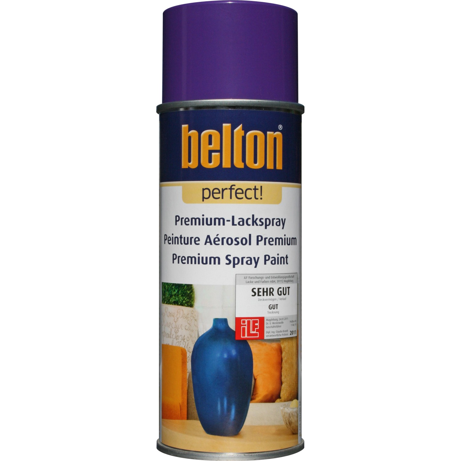Belton Perfect Premium-Lackspray Violett seidenmatt 400 ml