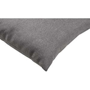 Dekokissen in Dunkelgrau, 40x40 cm, aus Polyester. Ideal für Wohnzimmer und Schlafzimmer.