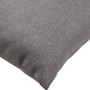 Dekokissen in Dunkelgrau, 40x40 cm, aus Polyester. Ideal für Wohnzimmer und Schlafzimmer.