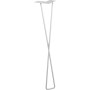 Wagner Möbelbein Hairpin Twist, 71 cm, lichtgrau, aus Stahl mit integrierter Anschraubplatte.